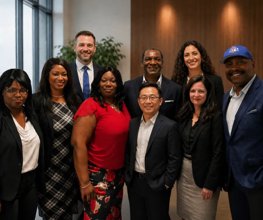 Diverse community leaders